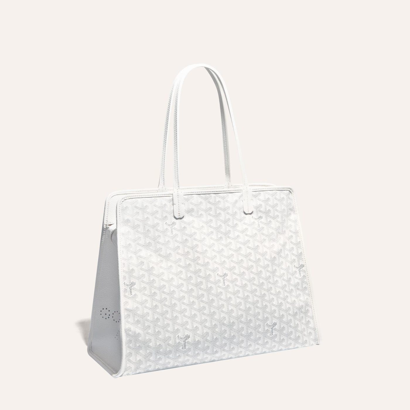 Goyard Hardy PM Tote Bag White - Image 2